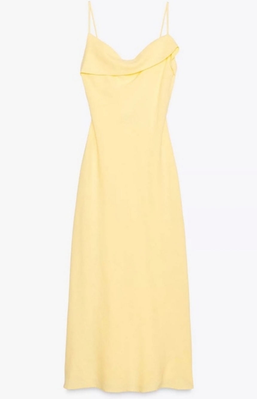 New Ramie Camisole Midi Dress - Picture 2 of 13